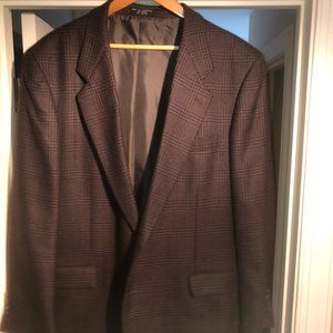 Mauve/Wine Tinted Mens Sport Coat - Jones NY - 46L